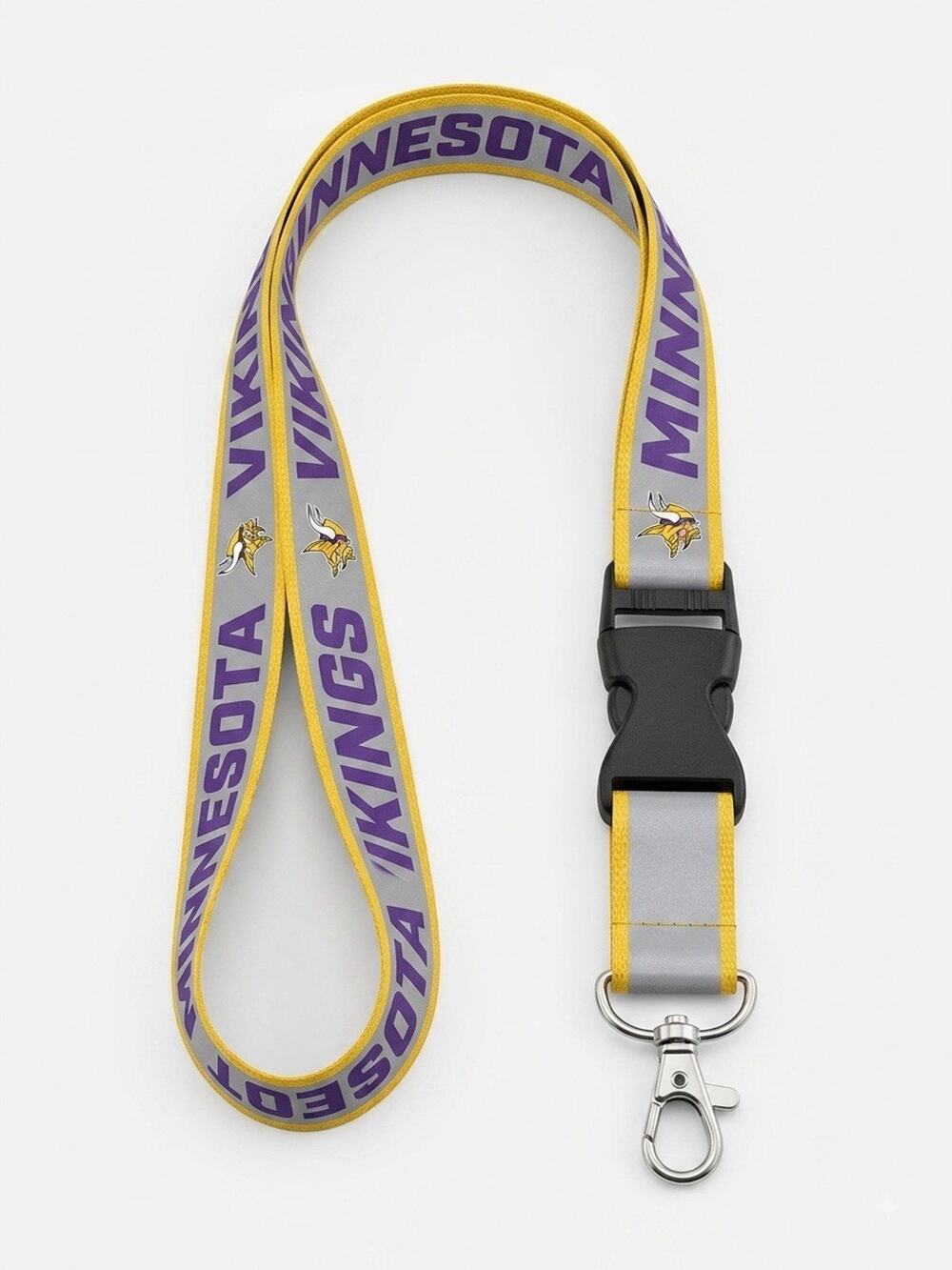 Minnestota Viking NFL Reflective Team Detachable Lanyard